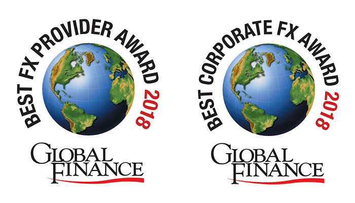 Global Finance magazine has named its eighteenth annual World’s Best Foreign Exchange Providers in 104 countries