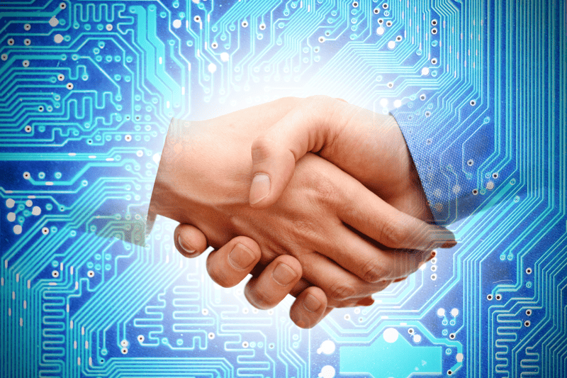 digital handshake