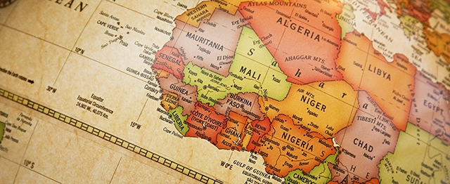 Africa map 640