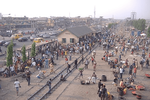 Nigeria train station Oshodi