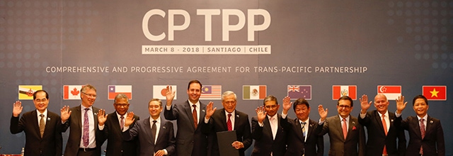 CPTPP agreement signing
