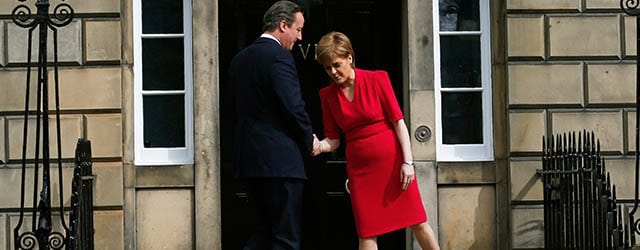 David Cameron and Nicola Sturgeon: an uncomfortable alliance