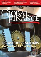 Global Finance Magazine October 2013 Cover