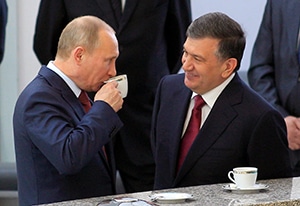 Putin and Mirziyoyev