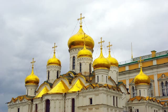 Russia church roof 