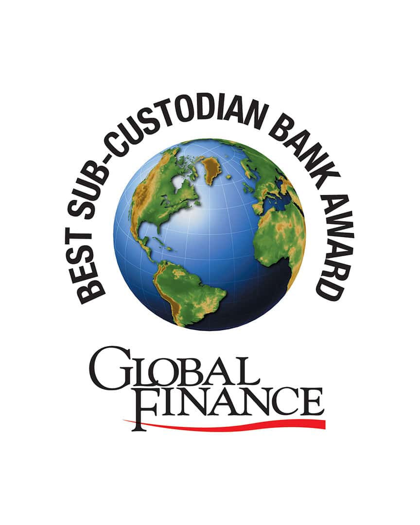 Subcustodian Bank Awards Global Finance Magazine