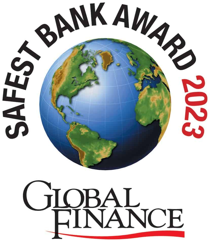 PRESS RELEASE Safest Bank Awards 2023 World's 50 Safest Commercial Banks Global Finance