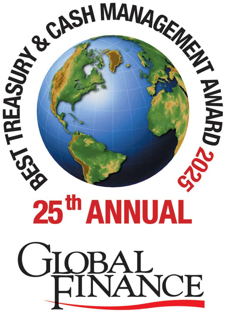 PRESS RELEASE: Global Finance Names The World's Best Treasury & Cash Management Systems and Services Awards 2025