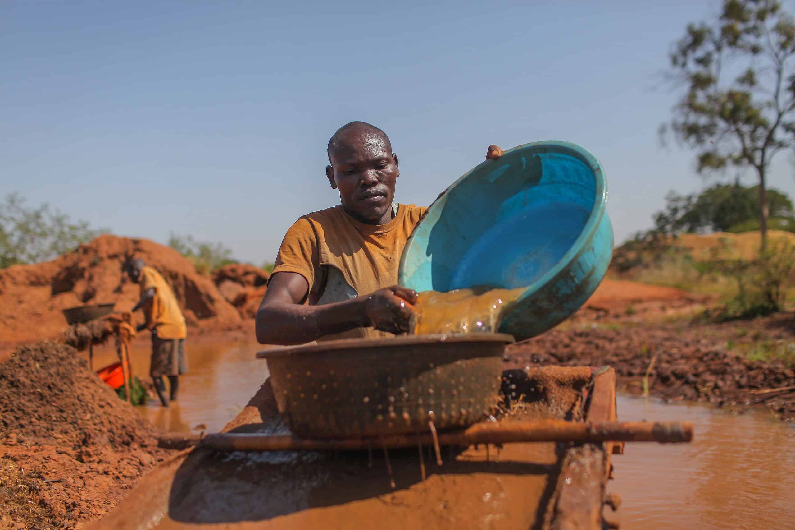 Uganda, gold mine