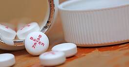 Aspirin pills from Bayer