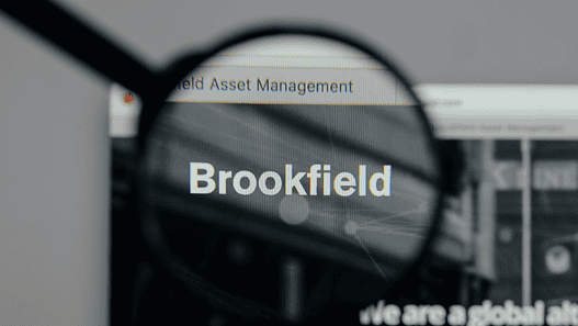 Brookfield Asset Management logo on the website homepage.