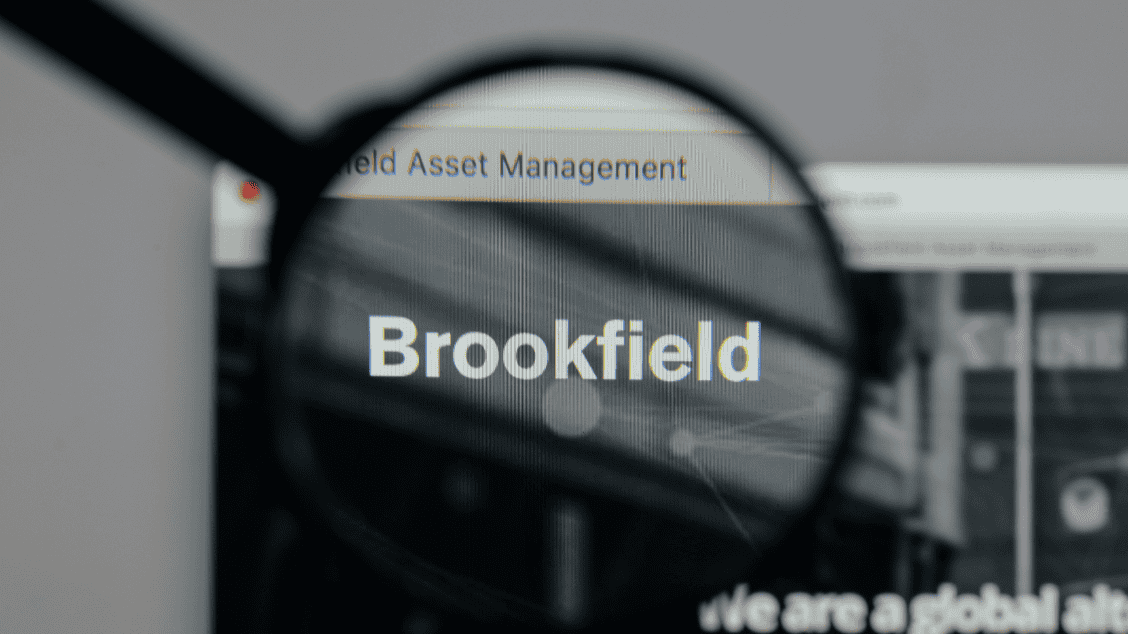 Brookfield Asset Management logo on the website homepage.