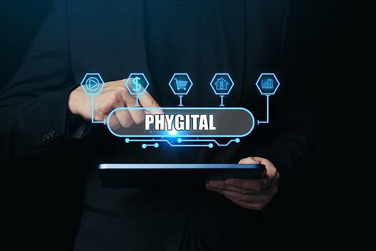 Phygital marketing involves merging tangible physical and the digital physical and digital experiences.