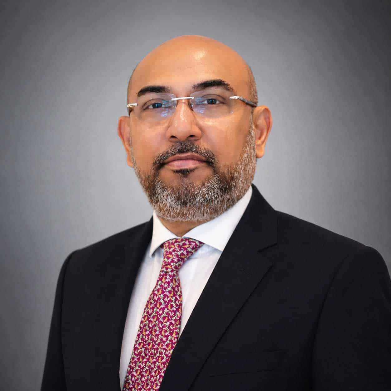 Gautam Anand in formal attire for portrait
