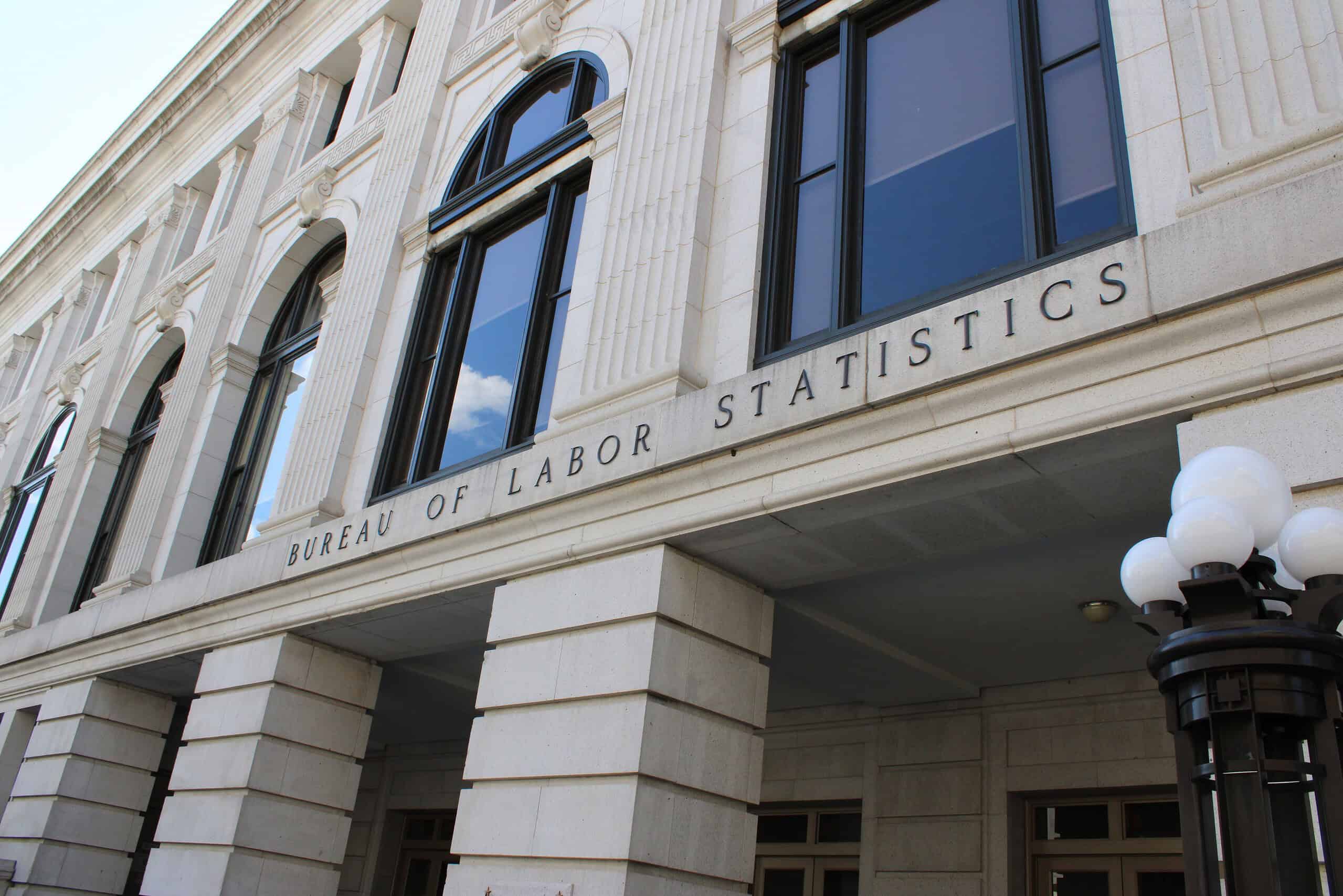 Bureau of Labor Statistics building in Washington.
