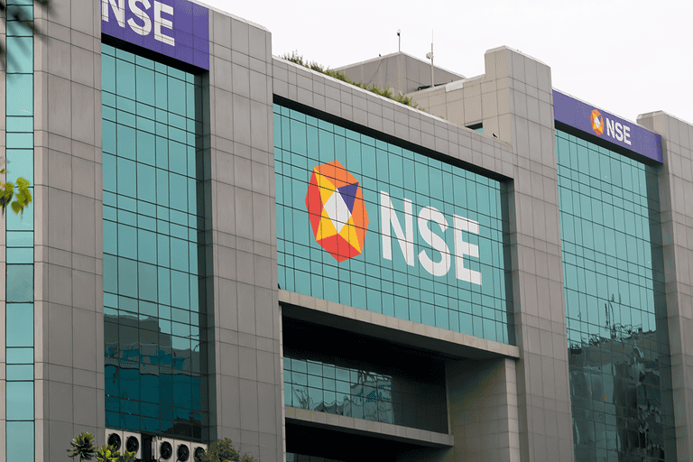 Mumbai, Maharashtra,, India -June 25, 2025 : NSE building, National Stock Exchange of India Limited, is an Indian stock exchange based in Mumbai.