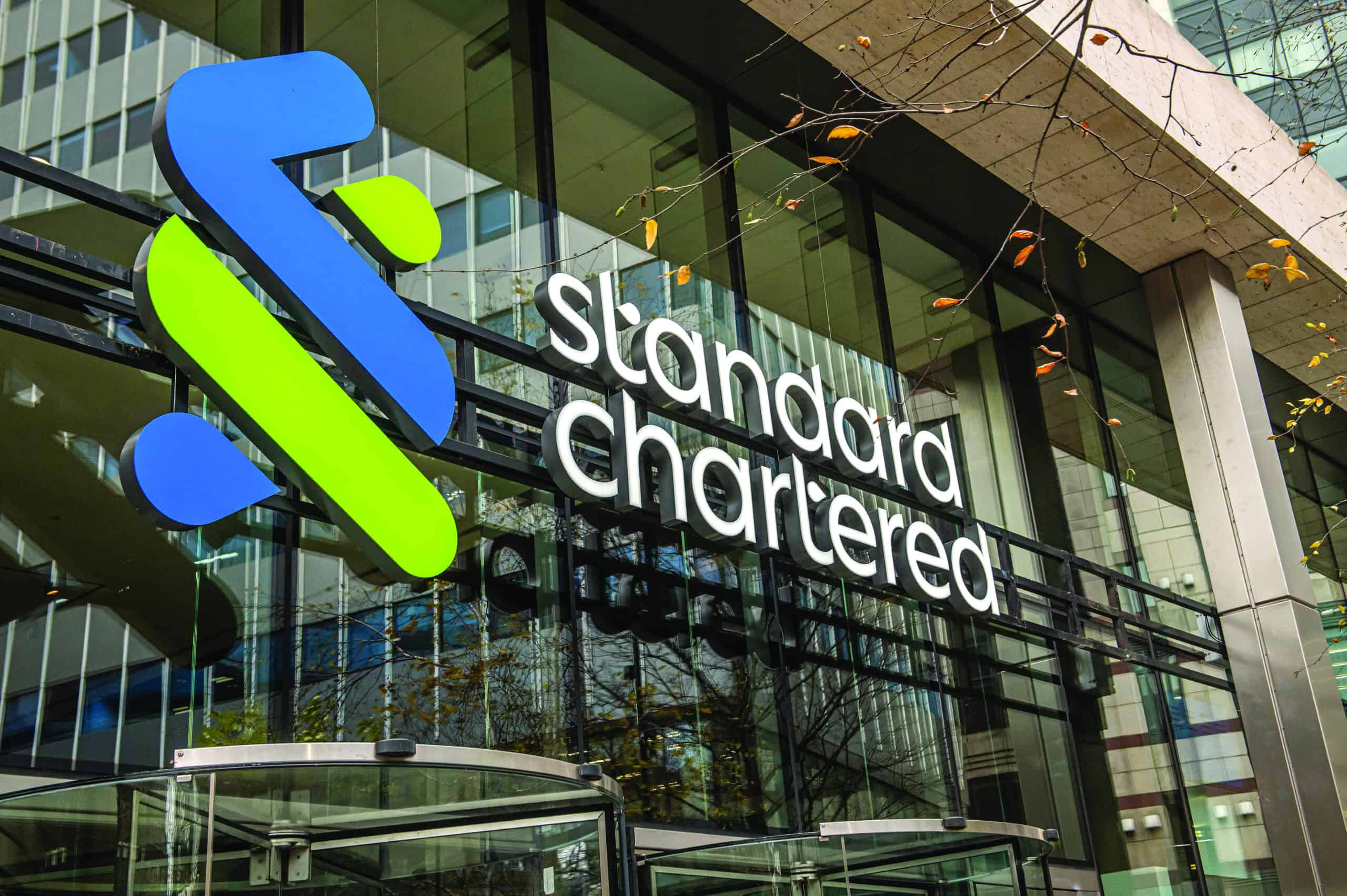 London, UK, July 2nd 2023:Standard Chartered. A leading international bank, with a 170 year history in the UK, focused on helping people and companies prosper across Europe, the Americas and Asia.