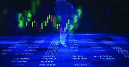 South America stock market and economic business growth