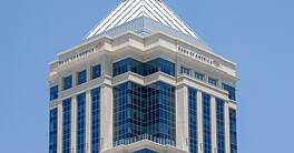 Exterior view of the Bank of America corporate headquarters building in Charlotte, North Carolina